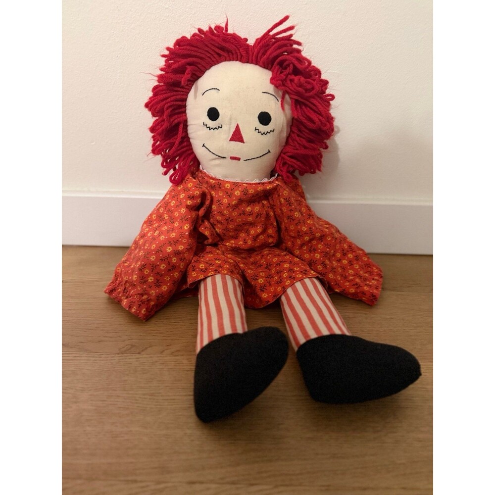 Raggedy Ann Style Cloth Doll